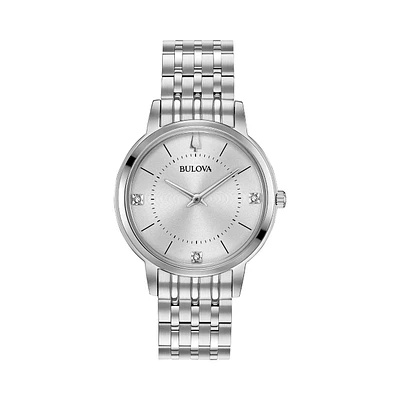 RELOJ BULOVA DIAMANTES 96P183