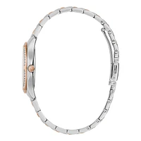 RELOJ BULOVA CRISTALES 98L304 PARA MUJER