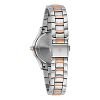 RELOJ BULOVA CRISTALES 98L304 PARA MUJER