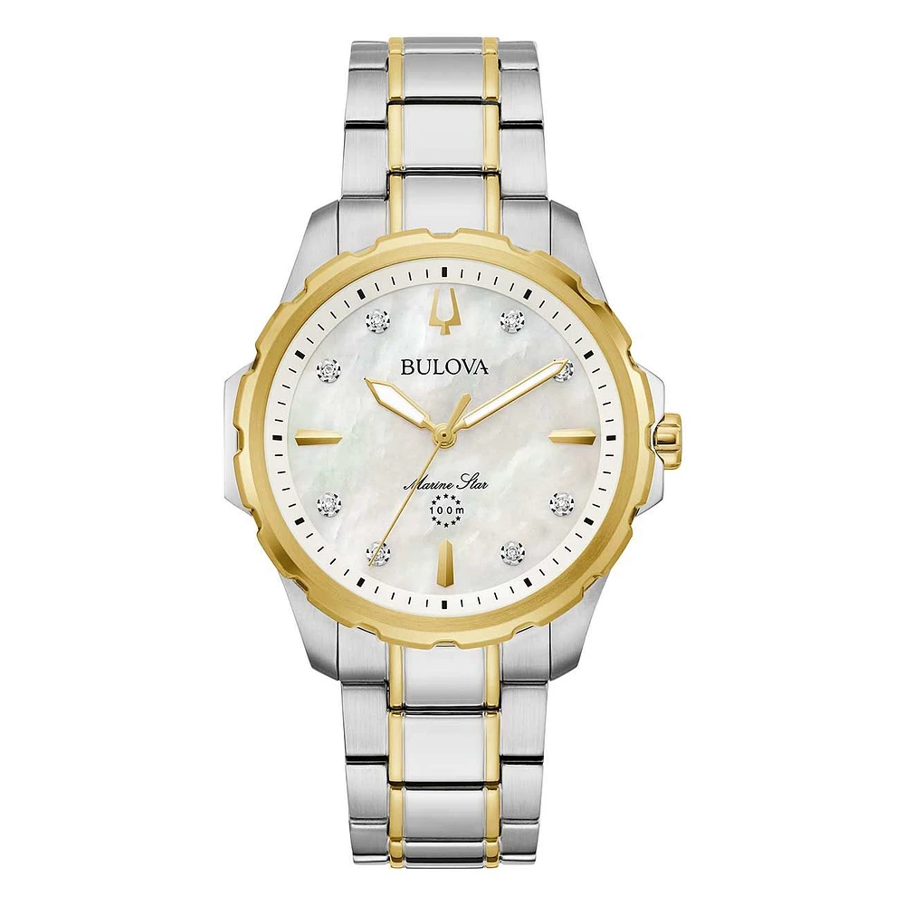 RELOJ BULOVA MARINE STAR 98P227 PARA MUJER