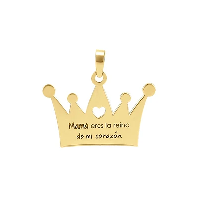 DIJE MAMÁ NUESTRA REINA ORO 14K