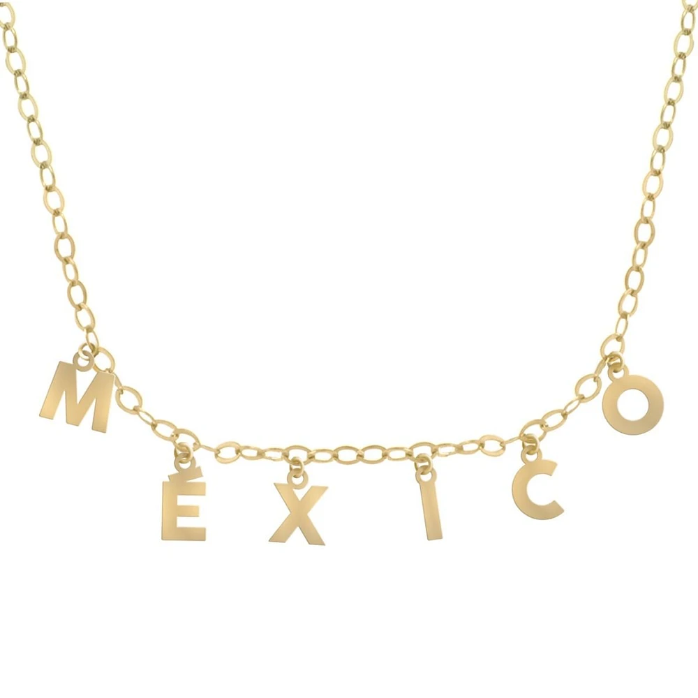 CADENA MÉXICO ORO 14K