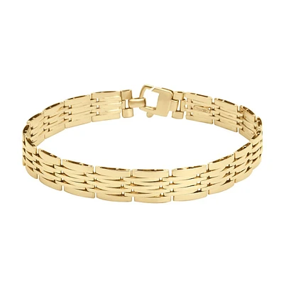 PULSERA CABALLERO ORO 14K