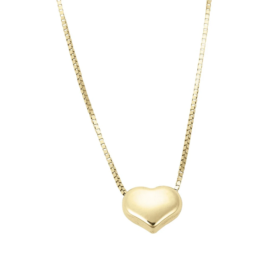 DIJE CORAZON CON CADENA ORO 14K