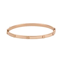 BRAZALETE DAMA TORNILLOS ORO ROSA 14K