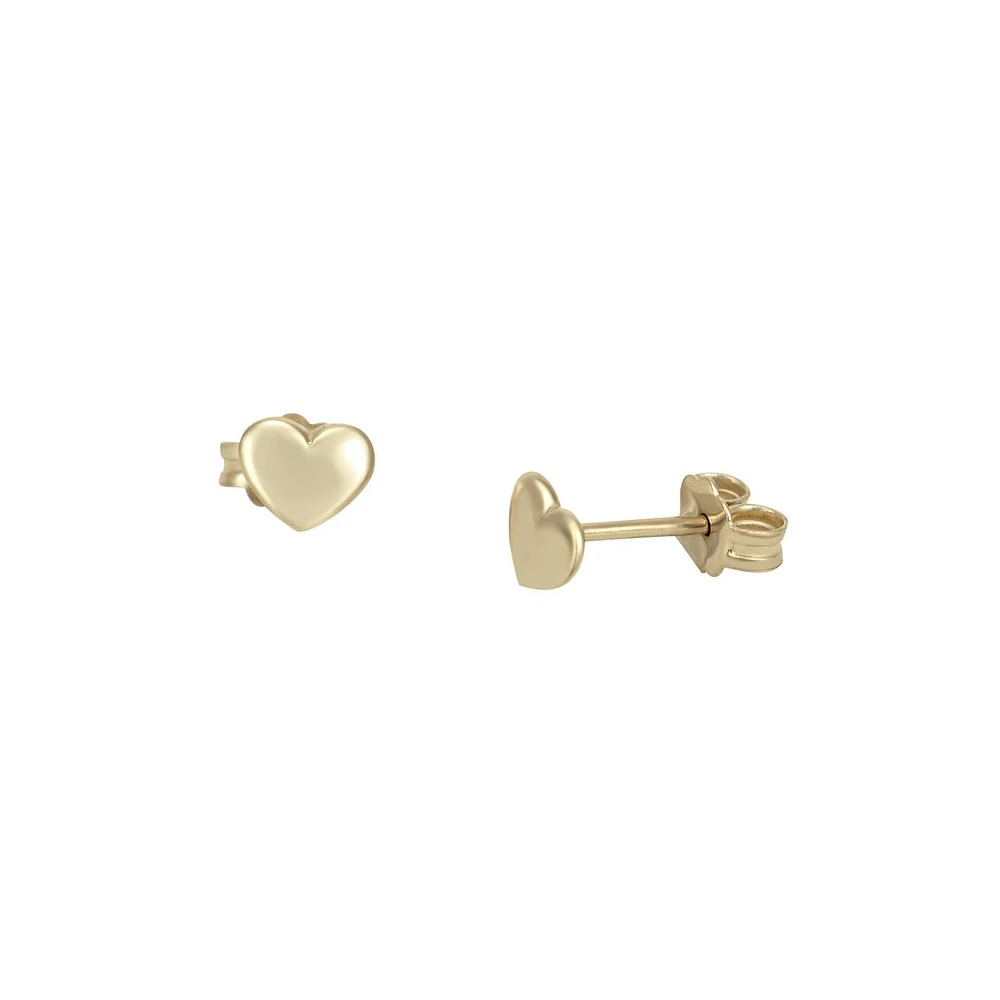 ARETES CORAZON ORO 14K