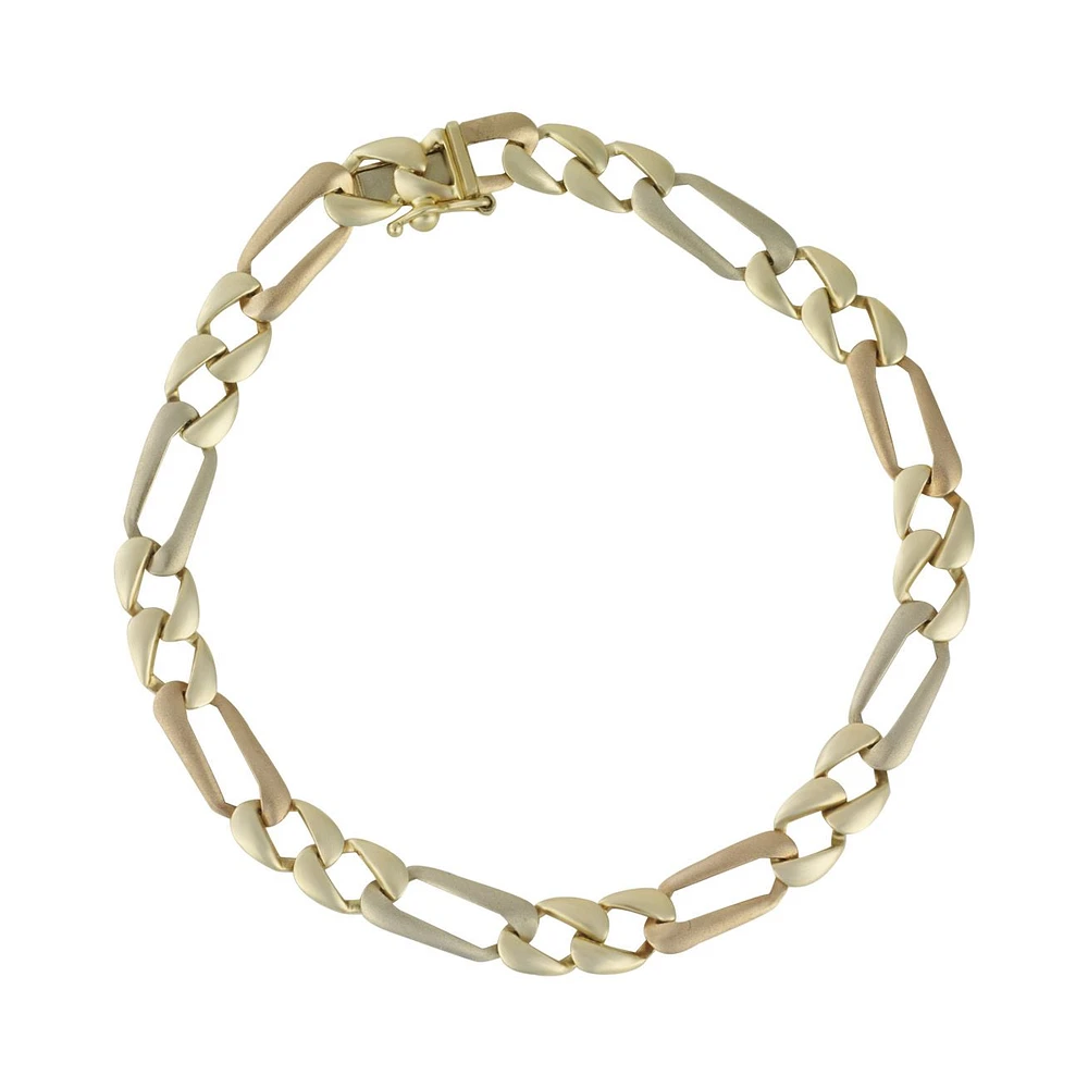 PULSERA CABALLERO ORO 14K