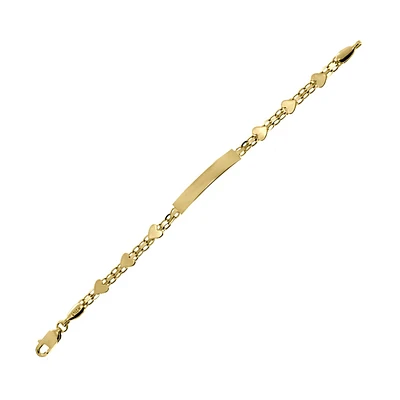 ESCLAVA PARA NIÑA EN ORO 14K LARGO 12 CMS