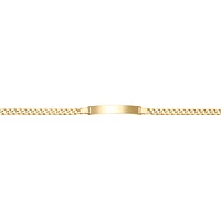 PULSERA BARBADA ORO 14K 20 CM