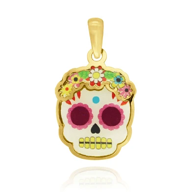 DIJE CALAVERA ORO 14K