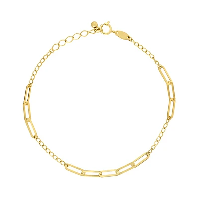 PULSERA CENTRO CLIP ORO 14K