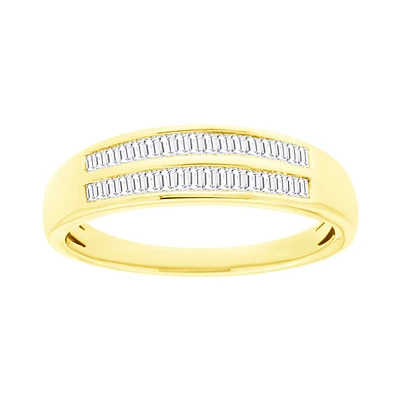 ANILLO ORO BLANCO 14K CON 25 PUNTOS DE DIAMANTE