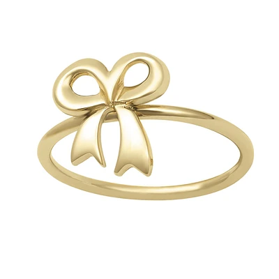 ANILLO DAMA MOÑO ORO 14K #7