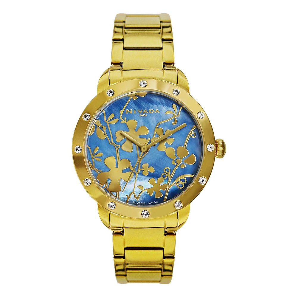 RELOJ NIVADA FLOWER NP18207LDOAL PARA MUJER