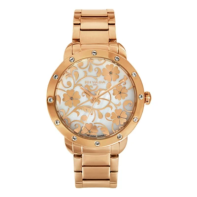 RELOJ NIVADA FLOWER NP18210LDORDL PARA MUJER