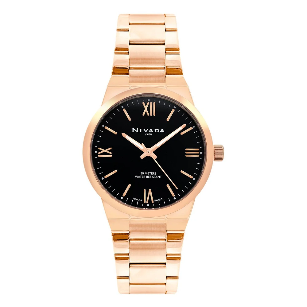 RELOJ NIVADA EXECUTIVE NP22388LDORNR PARA MUJER