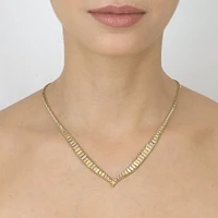 GARGANTILLA ORO ROSA BLANCO Y AMARILLO 14K