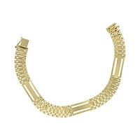 PULSERA TEJIDO REAL ORO 14K