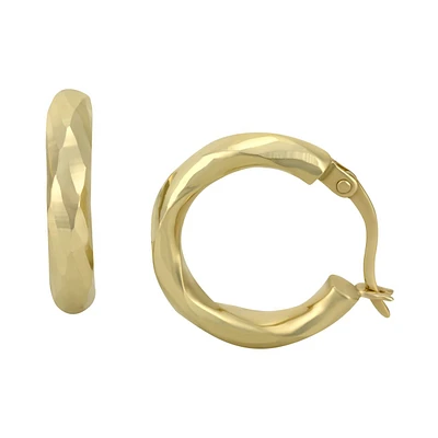 ARRACADAS REDONDAS ORO 14K