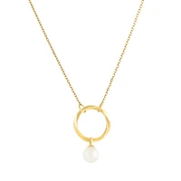 GARGANTILLA ORO 14K CON PERLA