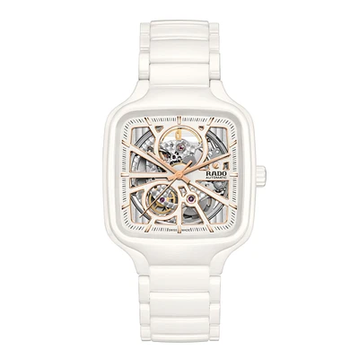 RELOJ RADO TRUE SQUARE AUTOMATIC OPEN HEART  R27073012 PARA MUJER