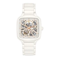 RELOJ RADO TRUE SQUARE AUTOMATIC OPEN HEART  R27073012 PARA MUJER