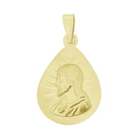 MEDALLA SAGRADO CORAZON ORO 14K