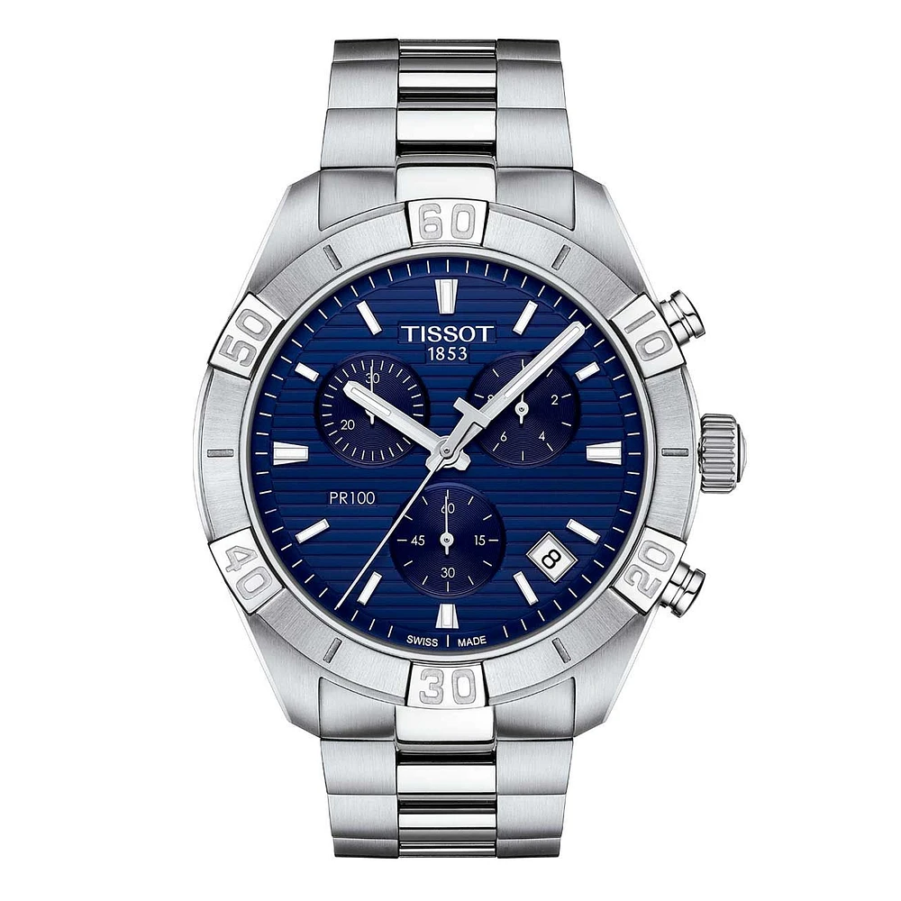 RELOJ TISSOT PR 100 SPORT CHRONOGRAPH GENT T1016171104100