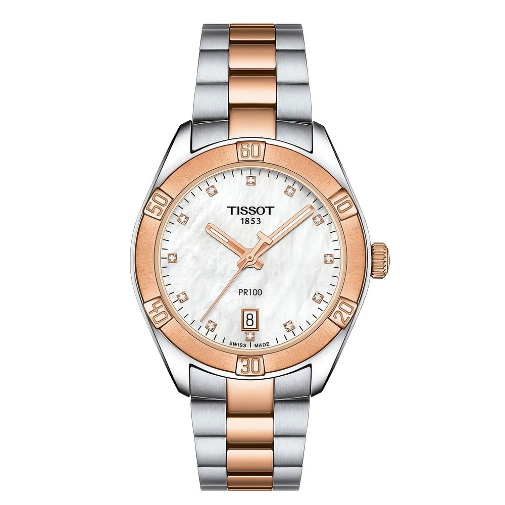 RELOJ TISSOT PR 100 SPORT CHIC T1019102211600