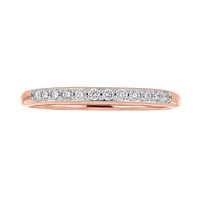 CHURUMBELA ORO ROSA 14K CON PUNTOS DE DIAMANTE