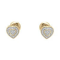 ARETES ORO 14K CON DIAMANTE