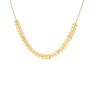 GARGANTILLA FLECHA ORO 14K