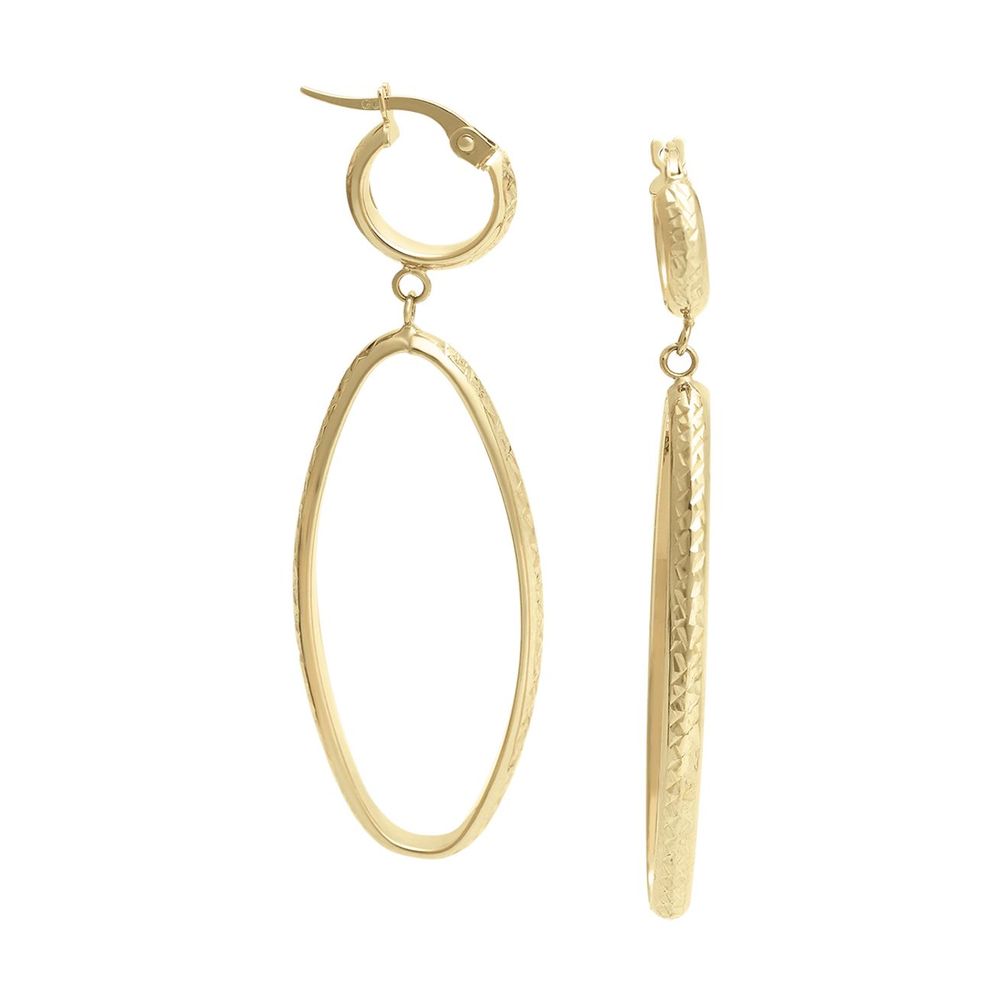 Aretes de Oro - CRISTAL JOYAS