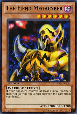 The Fiend Megacyber - BP02-EN009 - Rare - Unlimited Edition