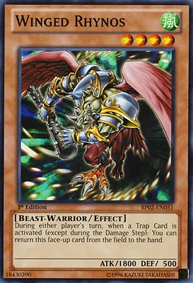 Winged Rhynos - BP02-EN051 - Common - Unlimited Edition