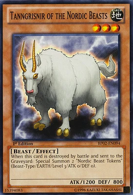 Tanngrisnir of the Nordic Beasts - BP02-EN094 - Common - Unlimited Edition