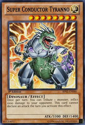 Super Conductor Tyranno - BP02-EN046 - Rare - Unlimited Edition