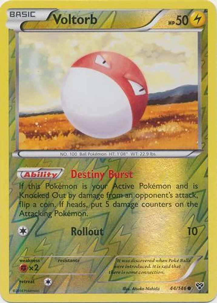 Voltorb - 44/146 - Common - Reverse Holo