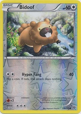 Bidoof - 106/146 - Common - Reverse Holo