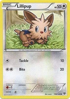 Lillipup - 108/146 - Common - Reverse Holo