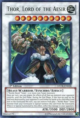 Thor, Lord of the Aesir - SP14-EN048 - Starfoil Rare - 1st Edition