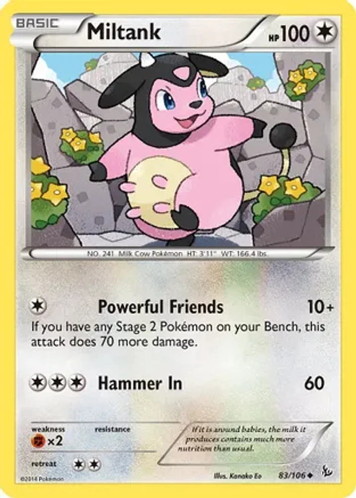 Miltank - 83/106 - Uncommon - Reverse Holo