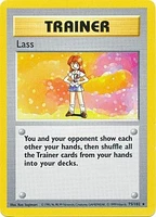 Lass - 75/102 Rare Shadowless Edition