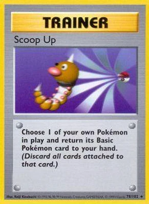 Scoop Up - 78/102 - Rare - Shadowless Edition