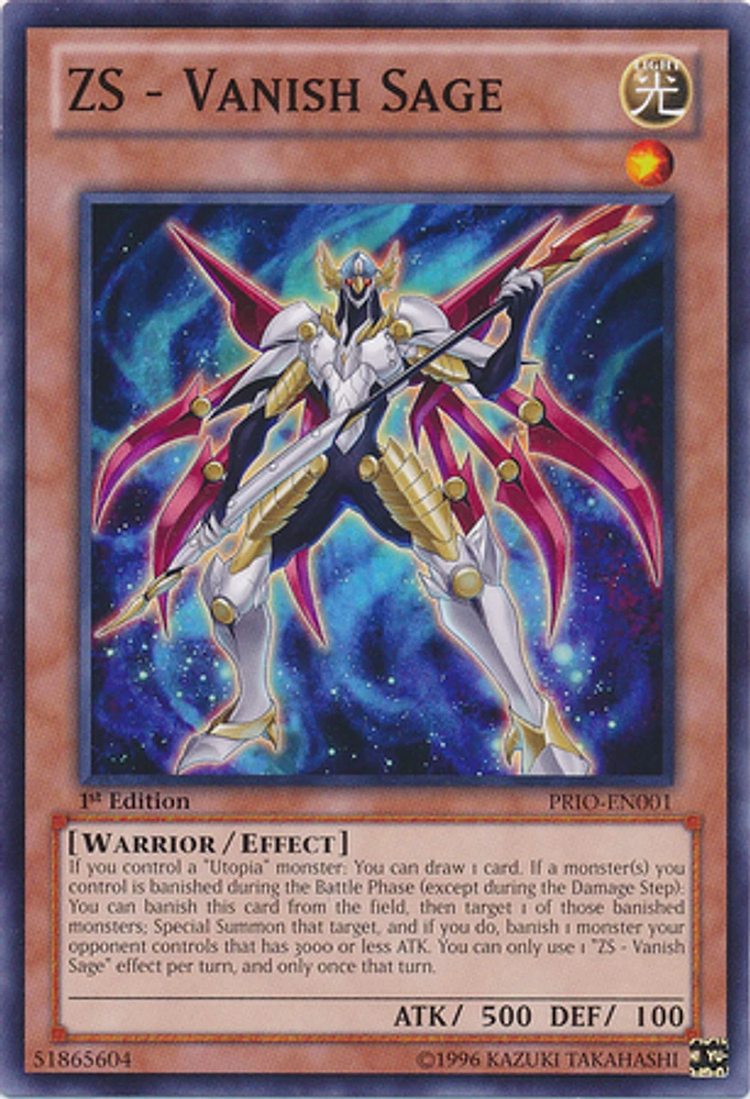 ZS - Vanish Sage - PRIO-EN001 - Common - 1st Edition