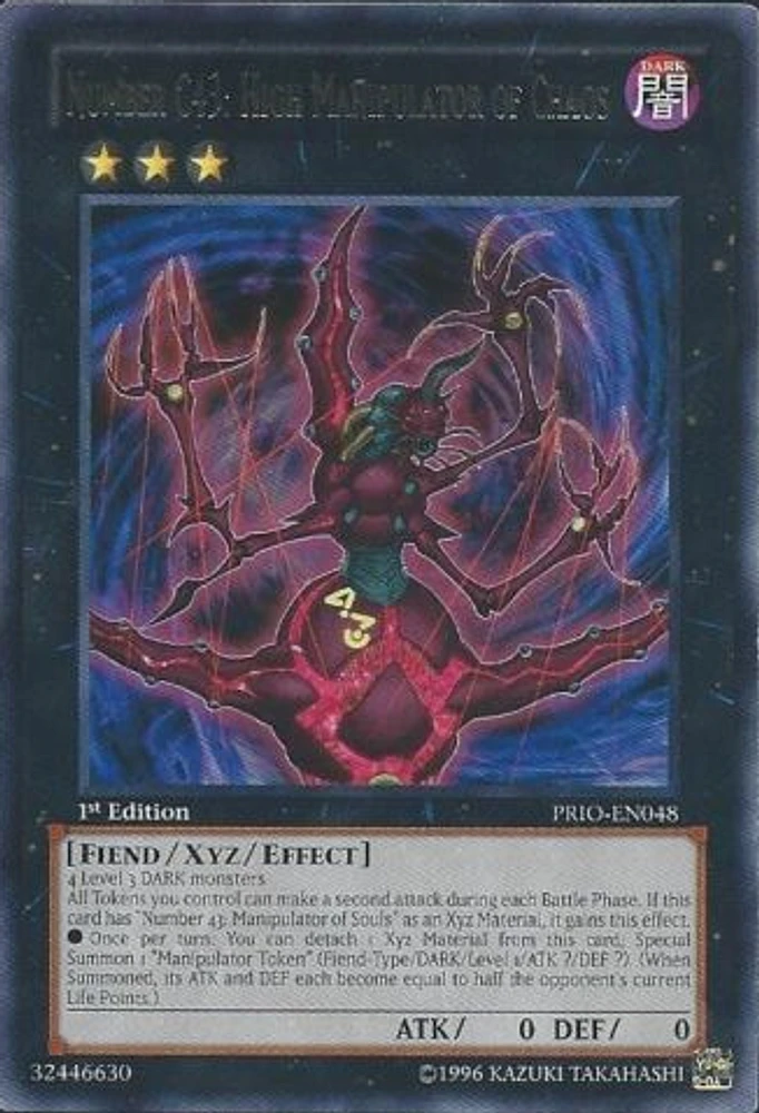 Number C43: High Manipulator of Chaos - PRIO-EN048 - Rare