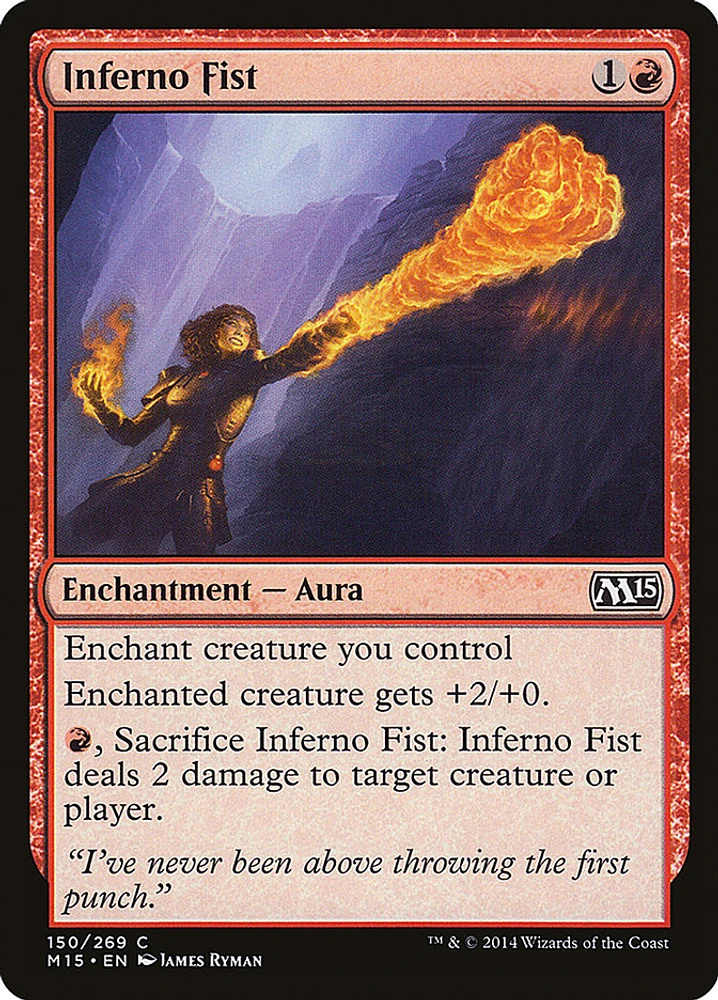 Inferno Fist - Foil