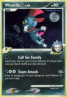 Weavile [G] - 17/127 - Holo Rare