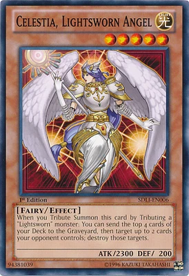 Celestia, Lightsworn Angel - SDLI-EN006 - Common - 1st Edition