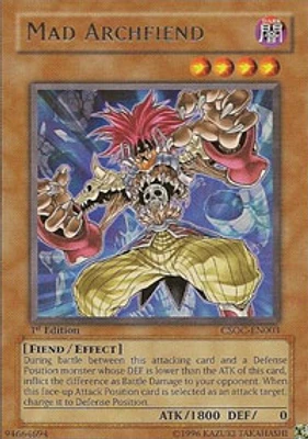 Mad Archfiend - CSOC-EN003 - Rare - 1st Edition